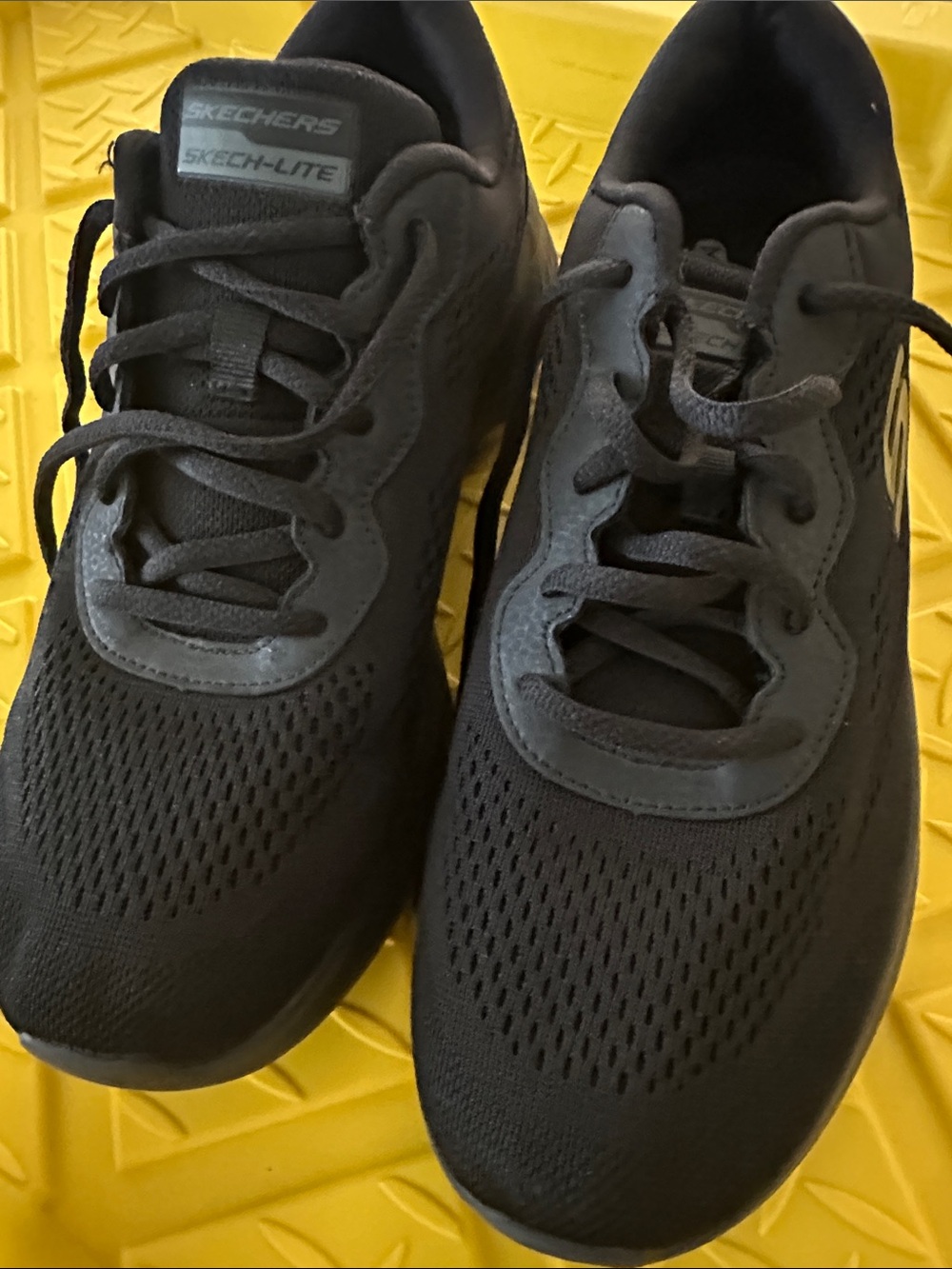 Skechers Skech-Lite Women Black Athletic Sneakers